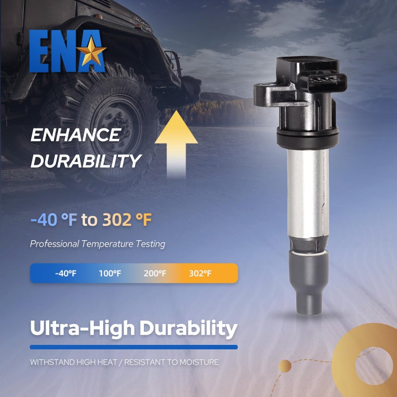 ENA Set of 8 UF564 Ignition Coil Pack Compatible with V8 4.4L 4.6L 2004 2005 2006 Buick Lucerne Cadillac DeVi1le Seville DTS SRX STS XLR 2004-2006 4.4 4.6 coil packs for 12594176 - Image 5